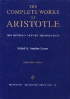 The complete works of Aristotle : the revised Oxford translation  