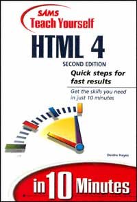 Sams teach yourself HTML 4 in 10 minutes  