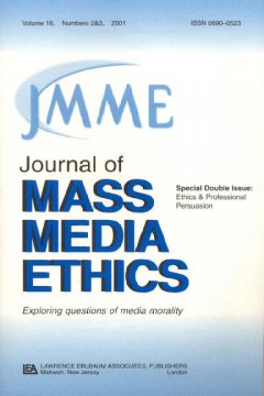 Journal of mass media ethics. [  Vol. 16. No. 2-3.]