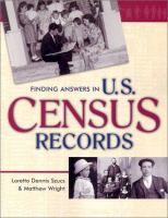 finding answers in u.s. census records cover