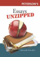 Peterson's essays unzipped   