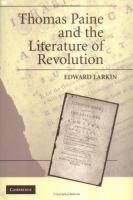 Thomas Paine and the literature of revolution   
