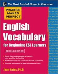 English vocabulary for beginning ESL learners