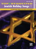 Top-requested Jewish holiday songs sheet music : 19 treasured songs for special occasions. cover