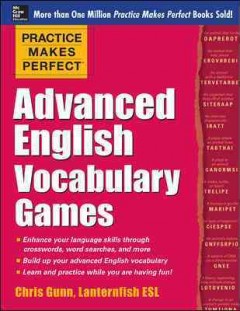 Advanced English vocabulary games