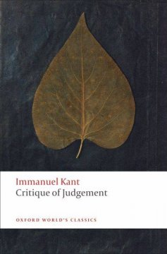 Critique of judgement   