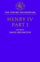 Henry IV,  part 1 cover