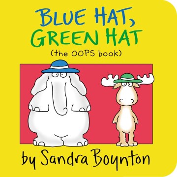 Blue hat, green hat