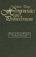 Merleau-Ponty, hermeneutics, and postmodernism   