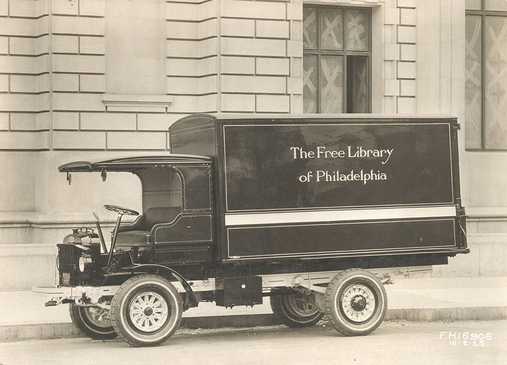 Free Library of Philadelphia truck, October 2, 1925
