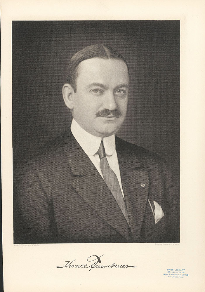 Portrait of Horace Trumbauer.