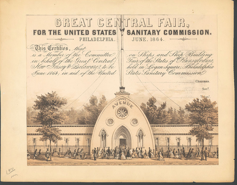 Great Central Fair for the U.S. Sanitary Commission, Logan Square, June 1864