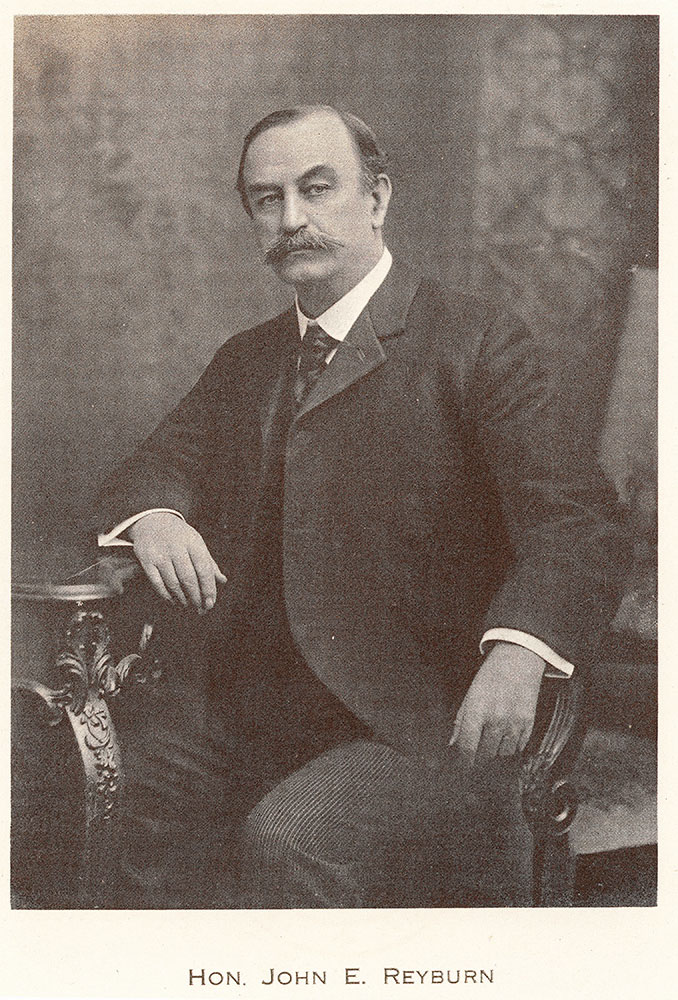 Portrait of John E. Reyburn, Mayor of Philadelphia, 1907-1911