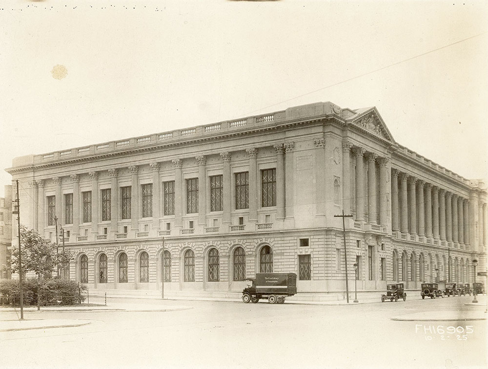 Free Library of Philadelphia, Oct. 2, 1925