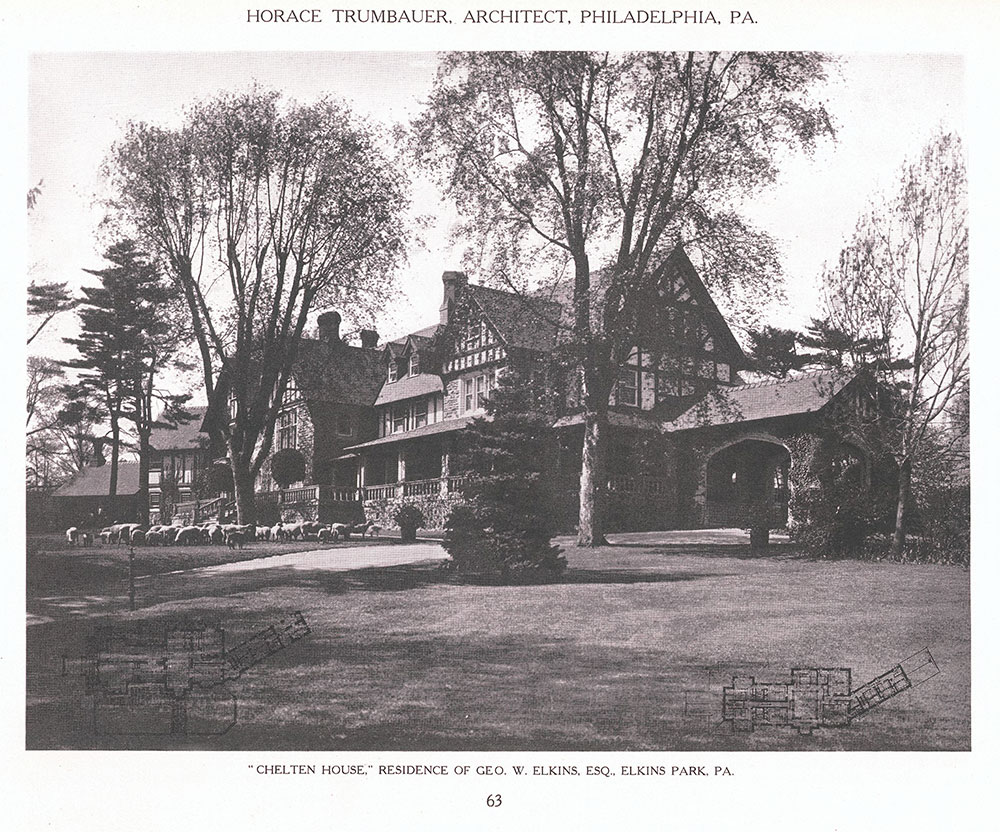 Chelten House, residence of Geo. W. Elkins, esq., Elkins Park, PA