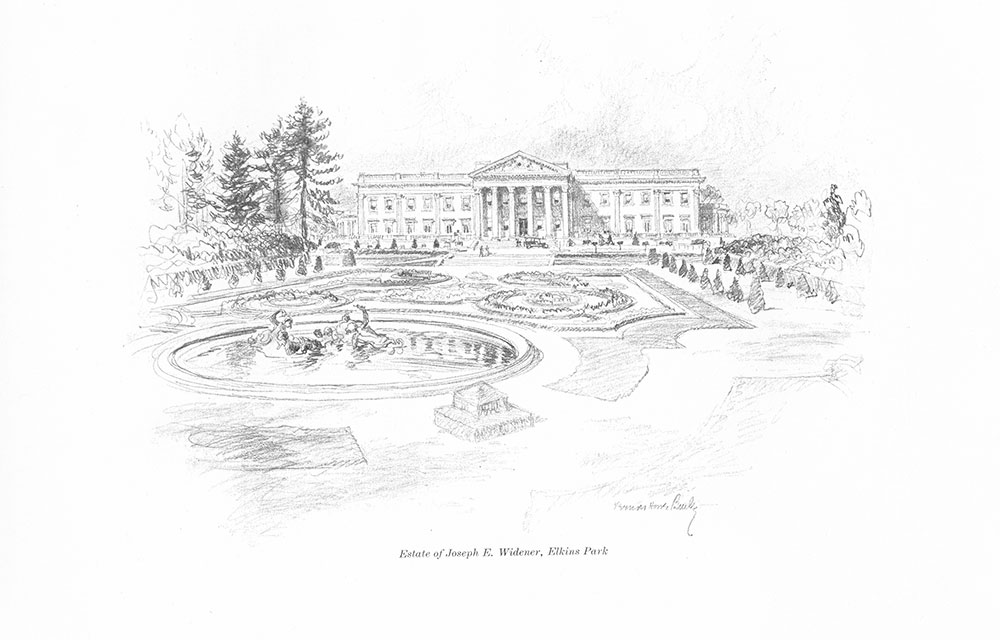Estate of Joseph E. Widener, Elkins Park 