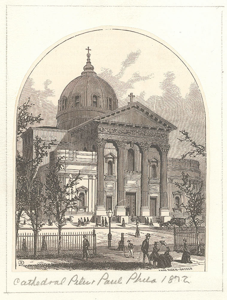 Cathedral of Saints Peter and Paul, Philadelphia, by architects Napoleon LeBrun and John Notman, 1846-1864