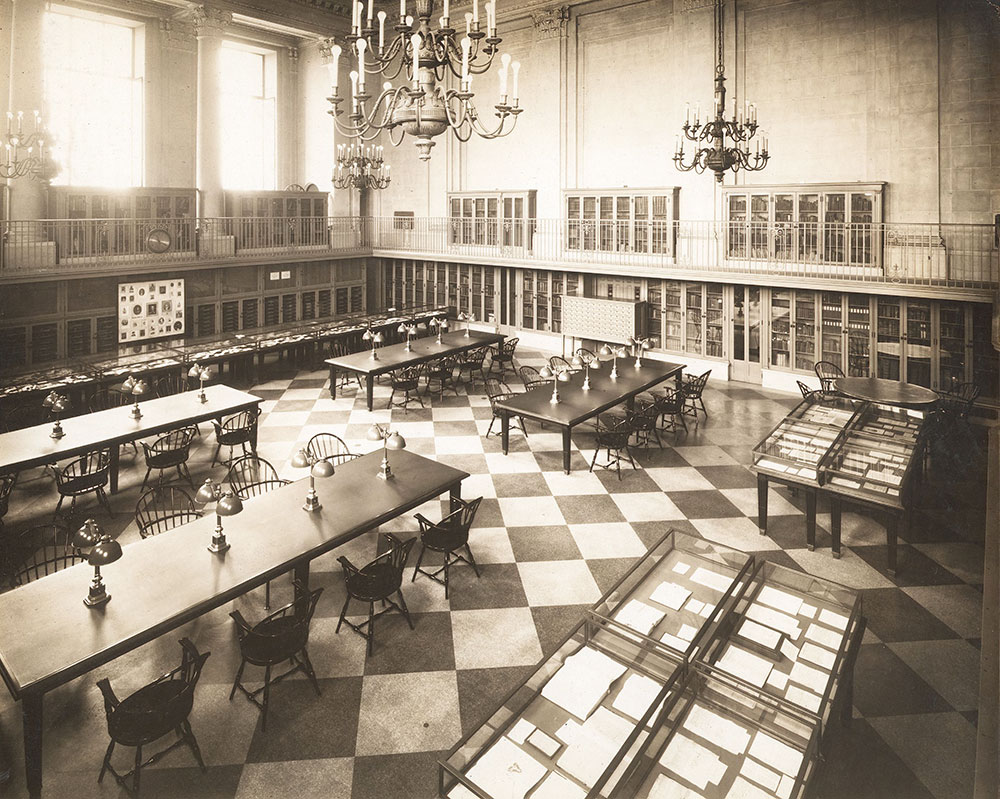 East Special Reading Room, now Business Science and Industry of the Central Library of the Free Library of Philadelphia