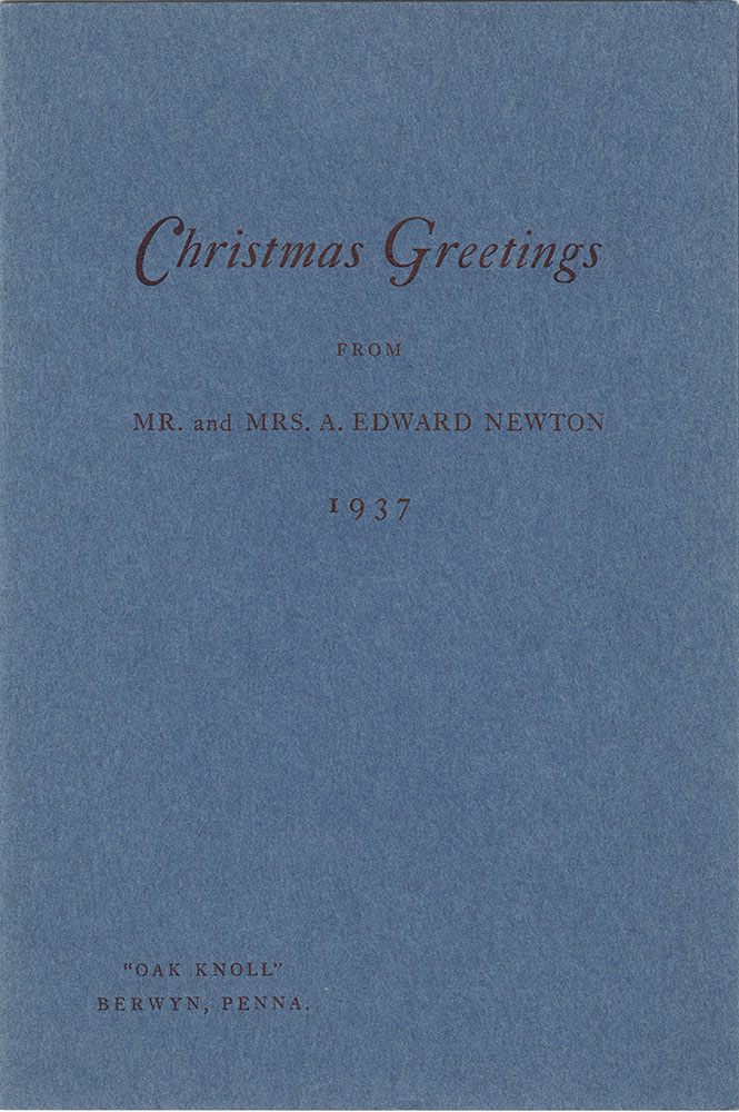 Christmas Greetings, 1937