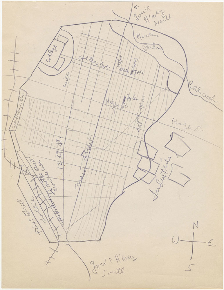 Map of Huntersville