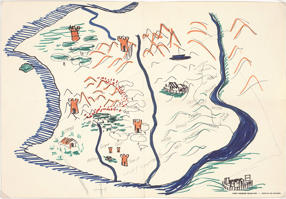 Map of Prydain, for Taran Wanderer