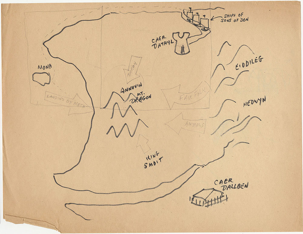 Map of Prydain, for The High King
