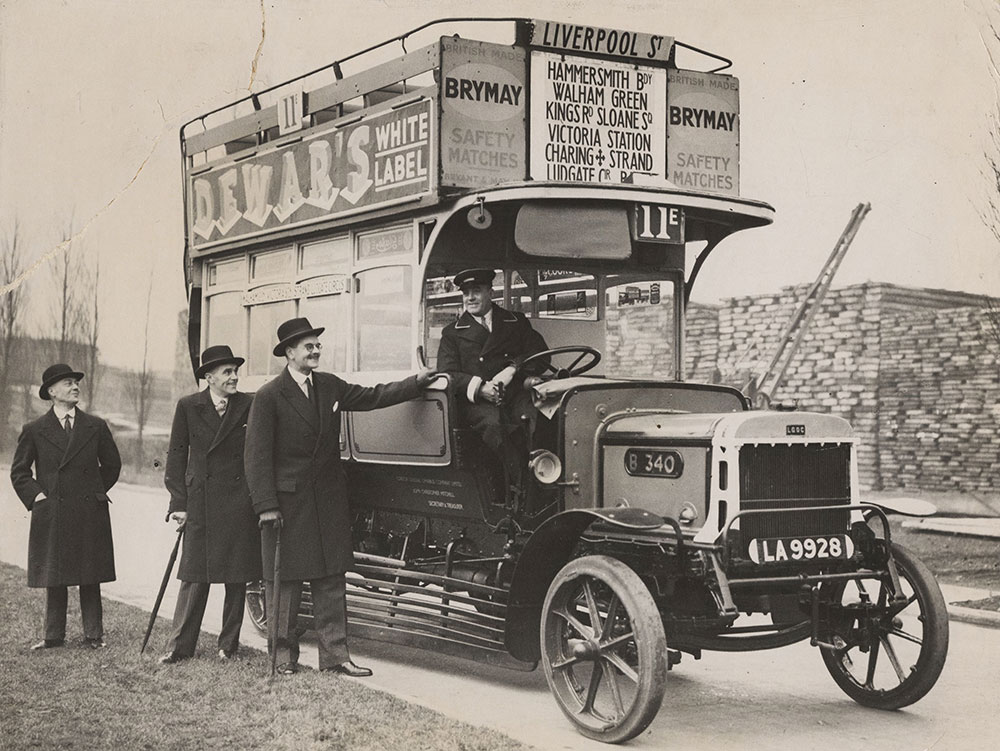 Pre-War London Bus Lent to Vancouver