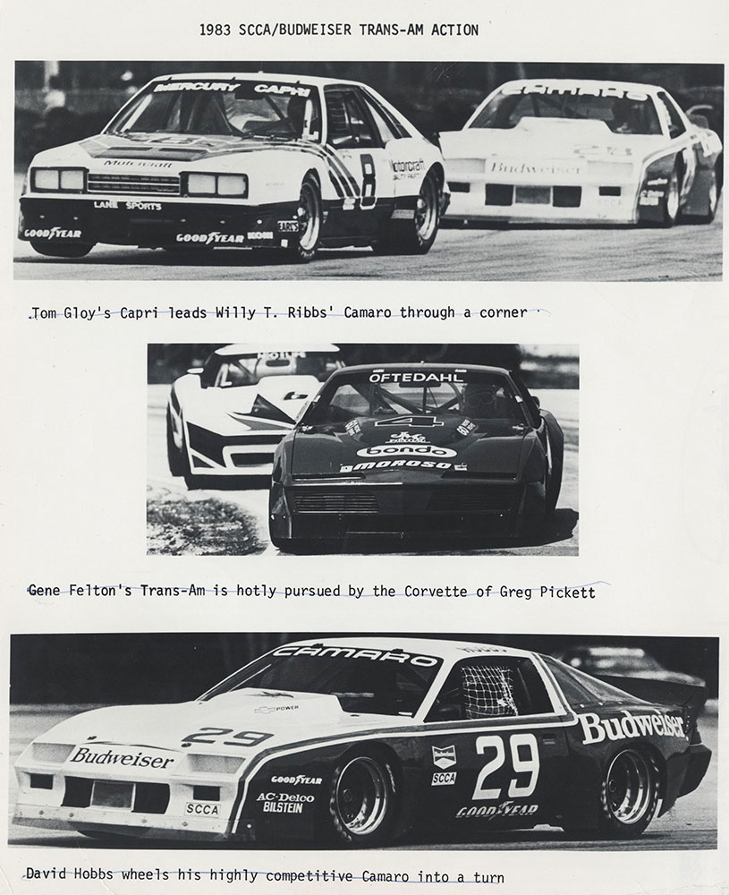 1983 SCAA/Budweiser Trans-Am Action 2