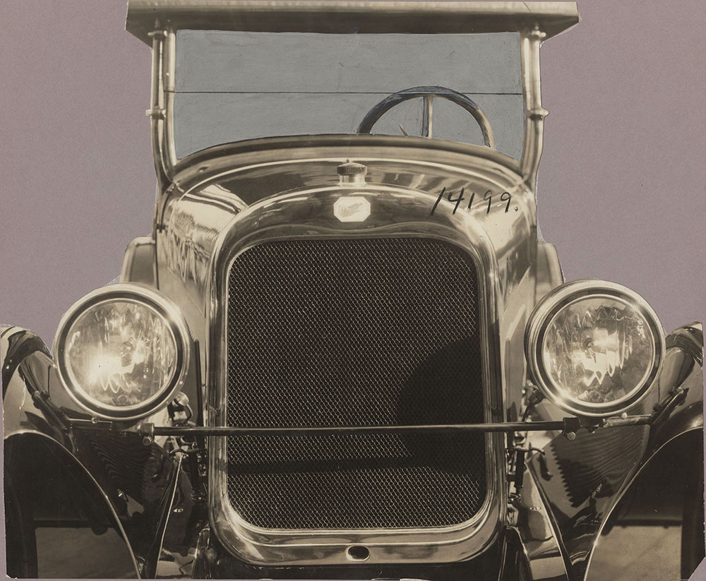 Eagle Six Touring, front view, showing radiator: 1924