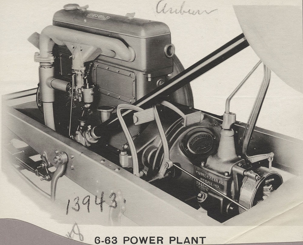 Auburn 6-63 Power Plant, 1924