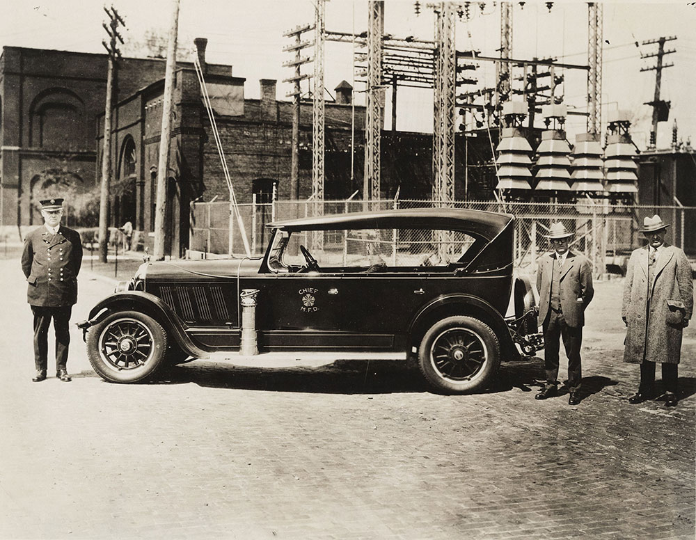 Fire Chief Mishawaka, Indiana - Touring Auburn, 1926