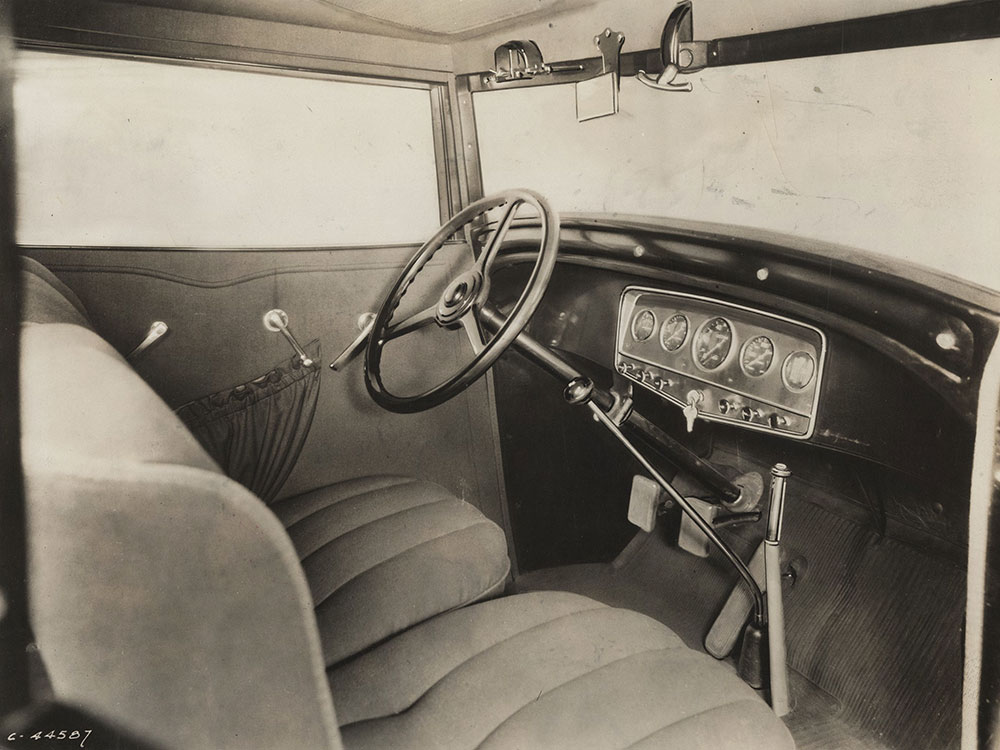 Auburn Driver Side Interior, 1931