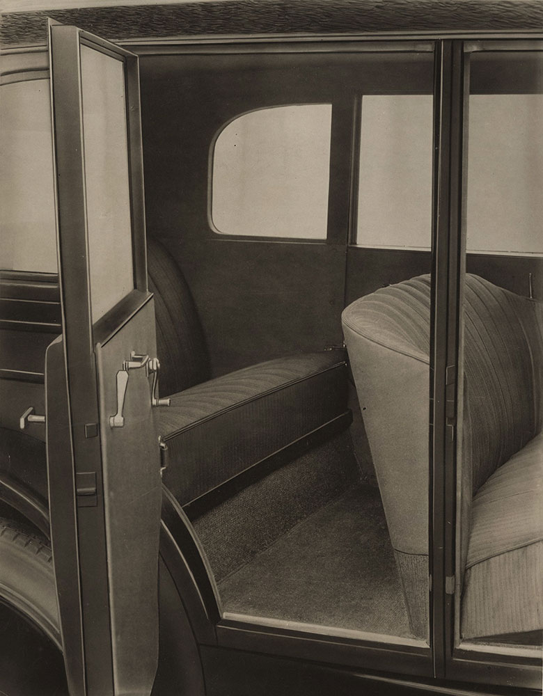 Ajax Six - Rear Interior, 1925