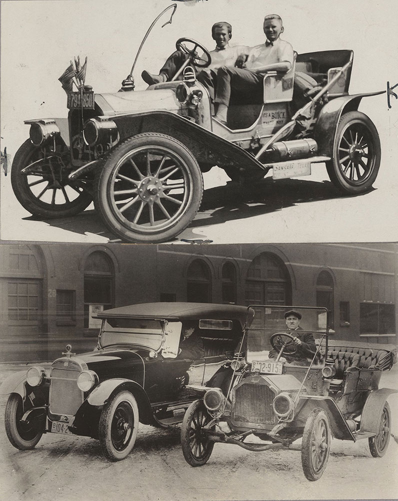 (1) Buick-1908 (2) Buick, Model 16-1910