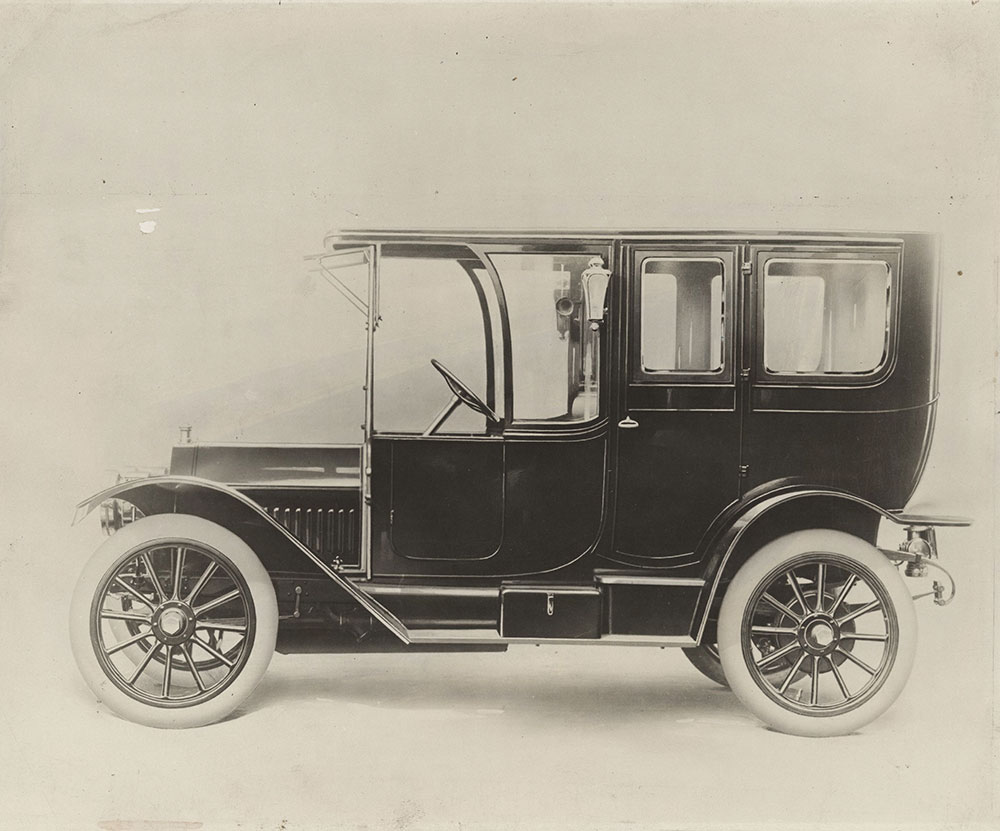 First Buick Closed Car-a limousine produced in 1910