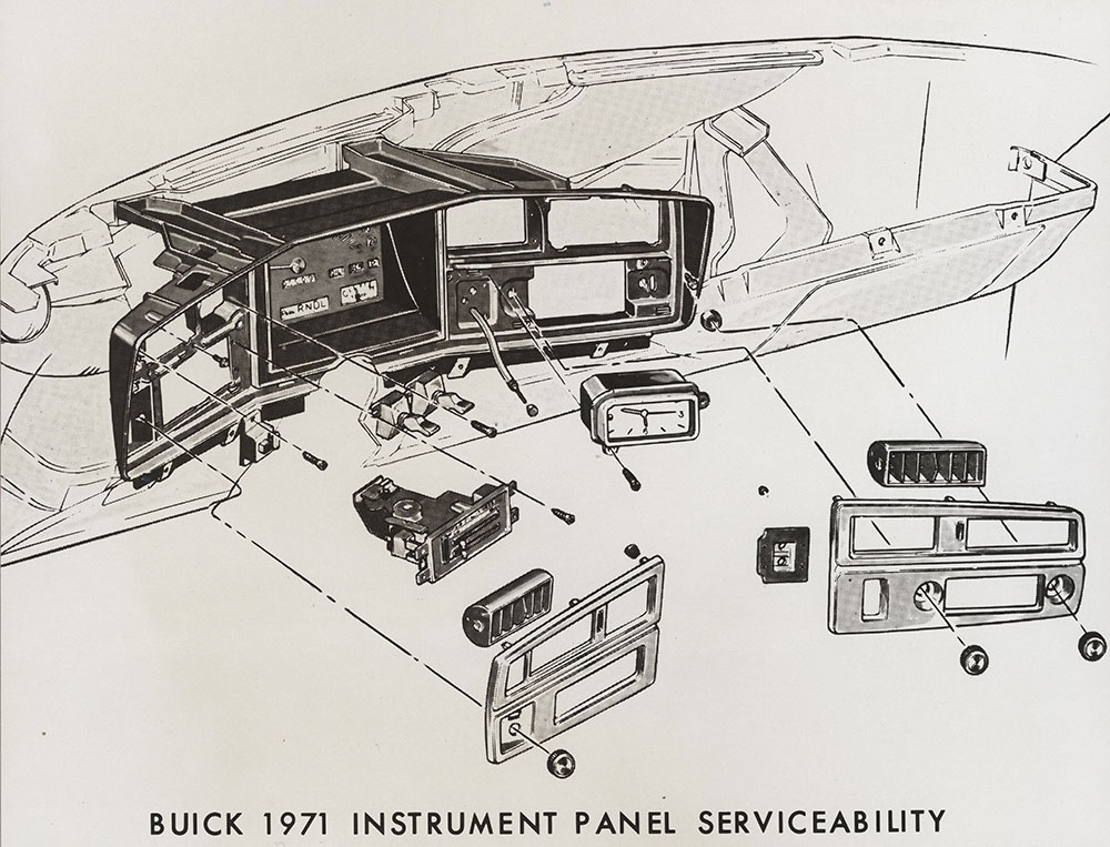 Buick Instrument Panel-1971