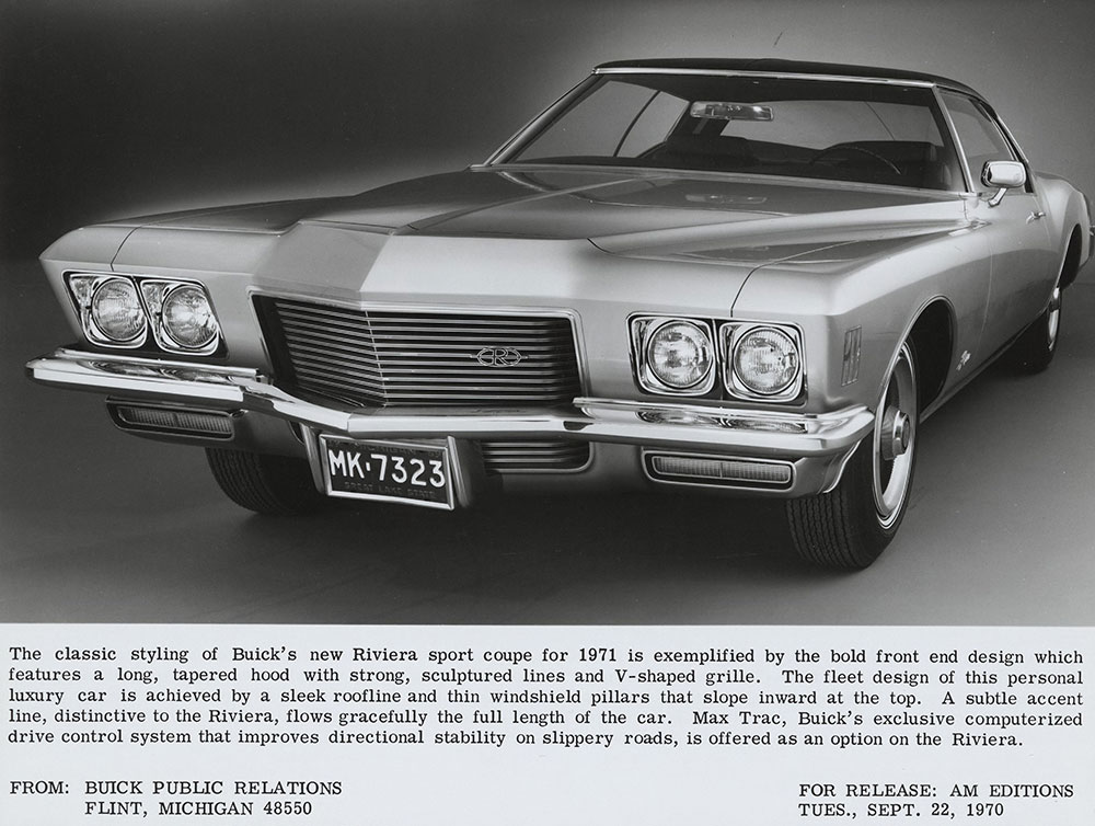 Buick Riviera Sport Coupe-1971