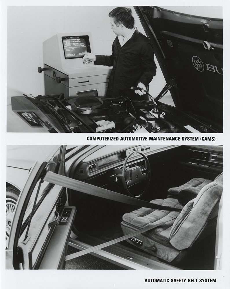 Buick Computerized Automotive Maintenance System/Safety Belt System 1987