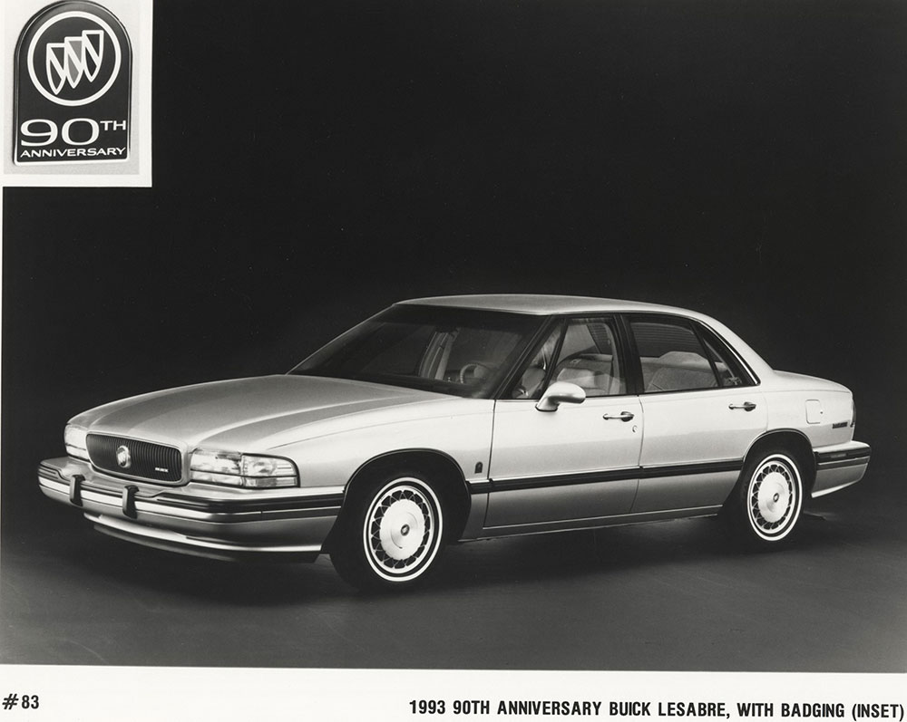 1993 90th Anniversary Buick LeSabre, with Badging (Inset)