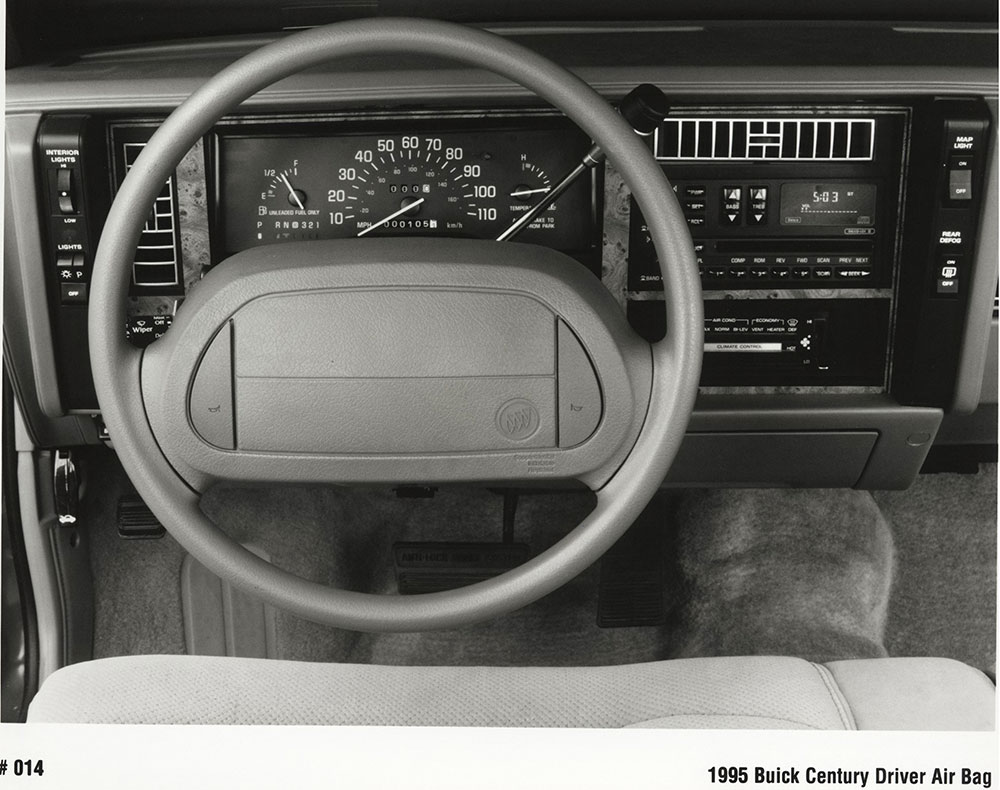 1995 Buick Century Driver Air Bag
