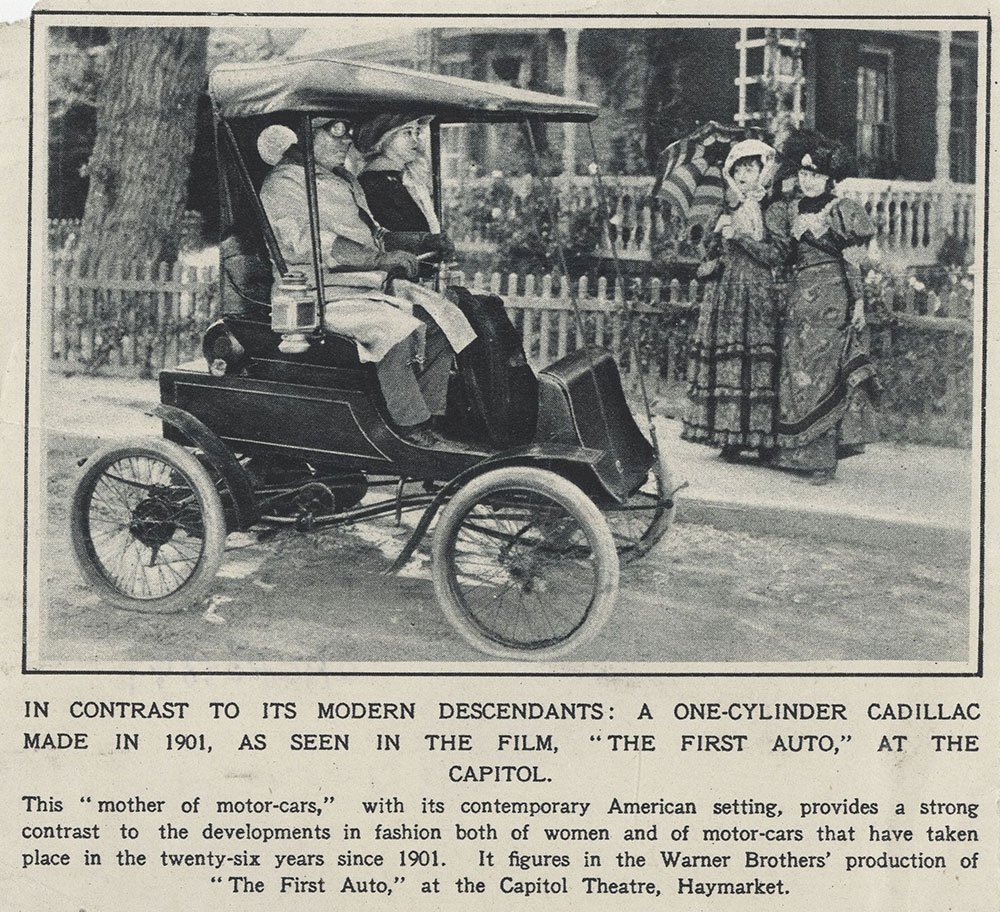 1901 One-Cylinder Cadillac