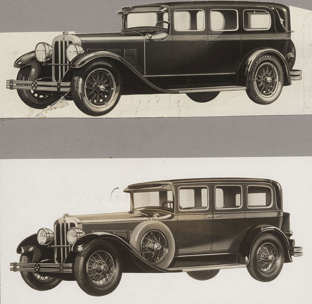 Chandler - 1928 Sedan (top) & (bottom)