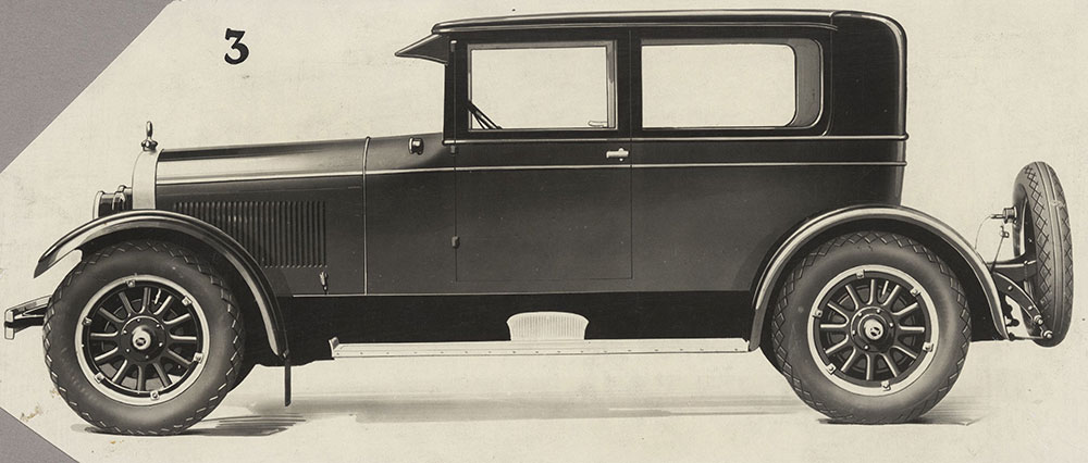 Chandler Brougham, two-door Sedan: 1926