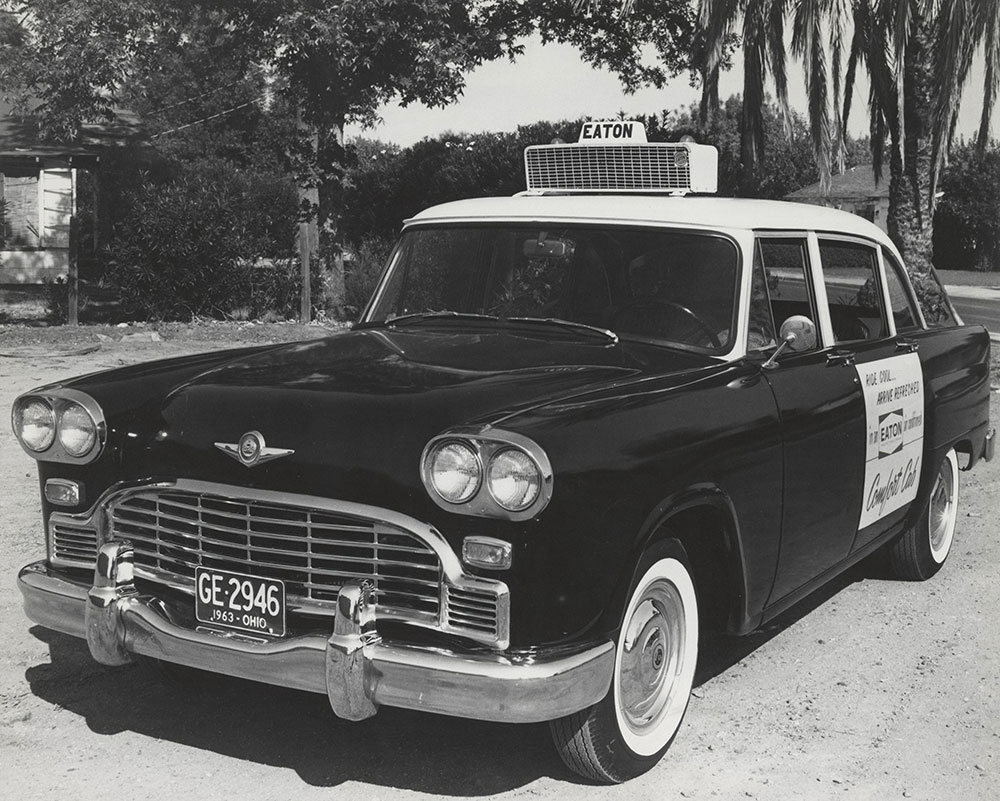 Checker - 1963 - taxicab, equipped with Eaton low profile air conditioner