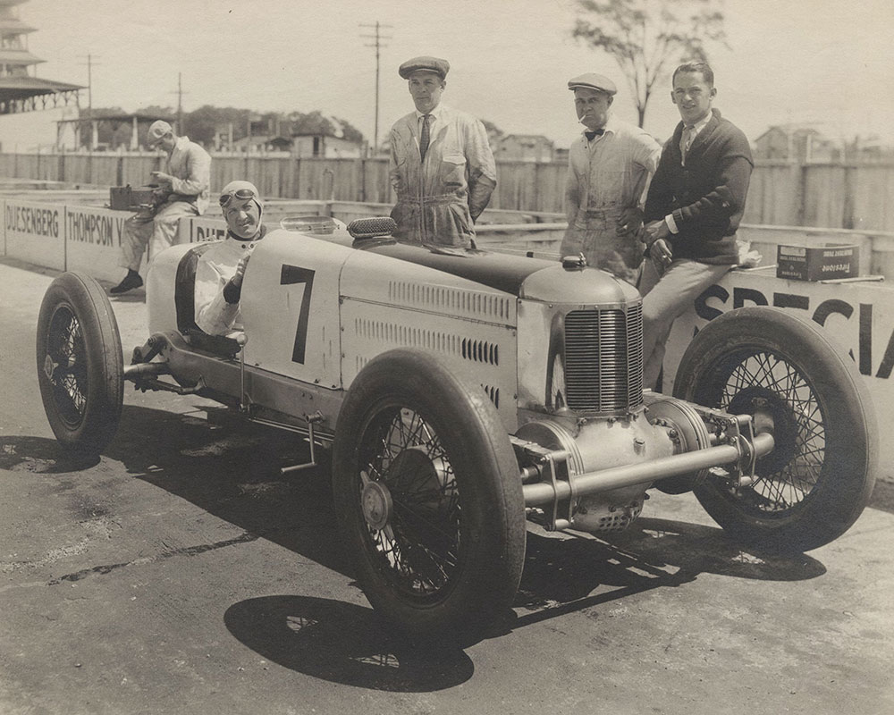 Miller: Front Drive racing car, with Dave Lewis at the wheel.