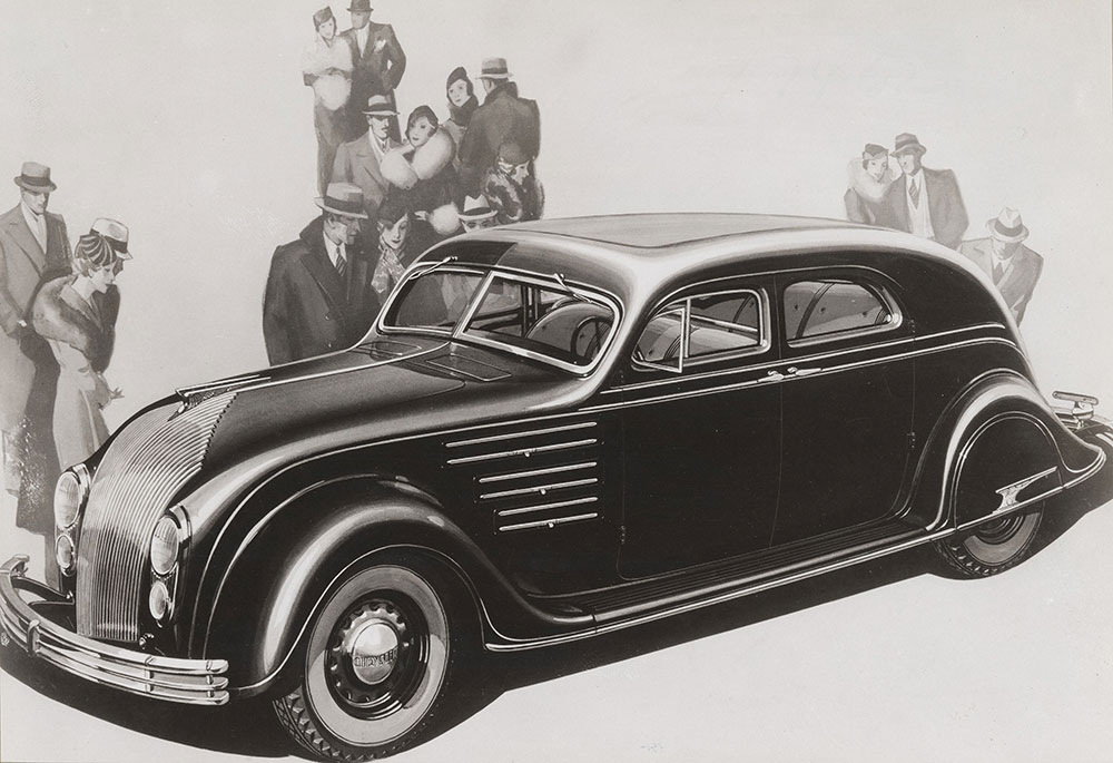 Chrsyler Airflow - 1934 - four door sedan (artist's impression)
