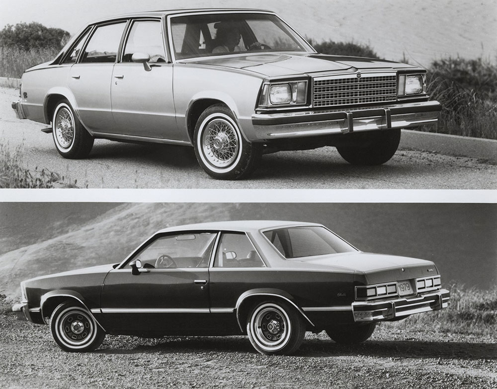 Chevrolet - 1979 - Malibu (top) 4-door sedan (bottom) 2-door coupe