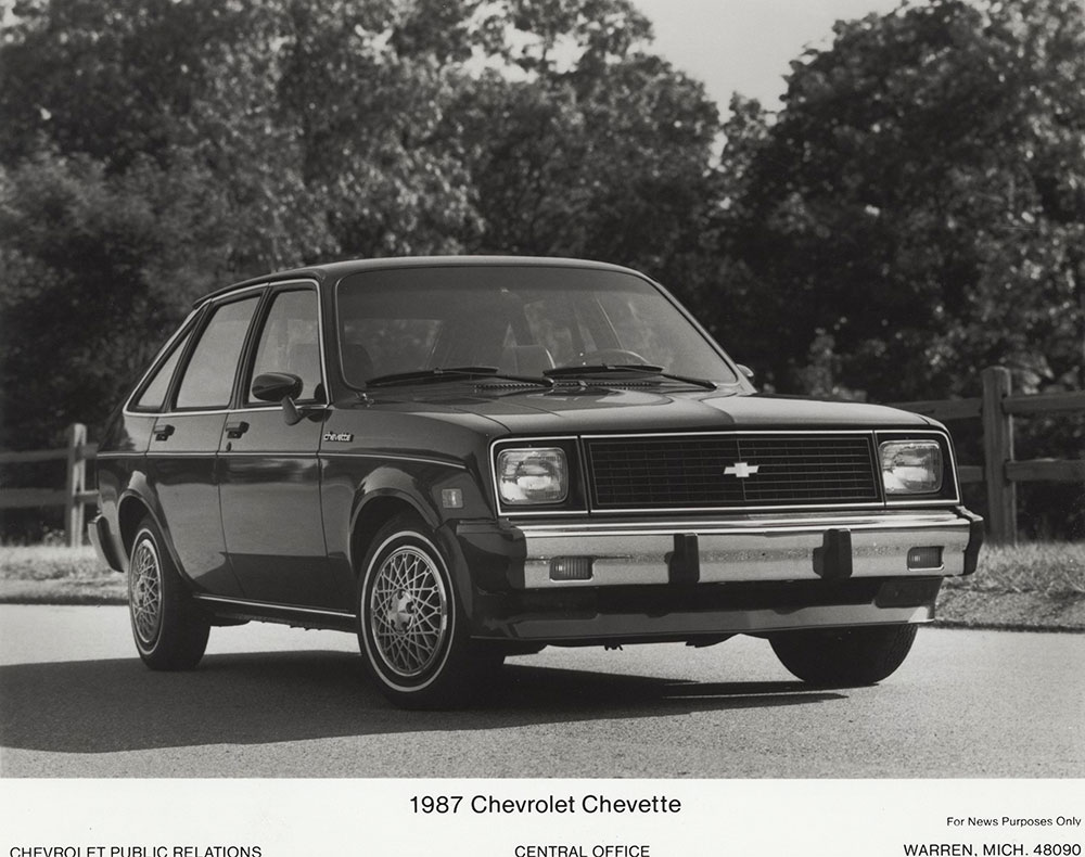 Chevrolet - 1987 - Chevette 4-door hatchback sedan
