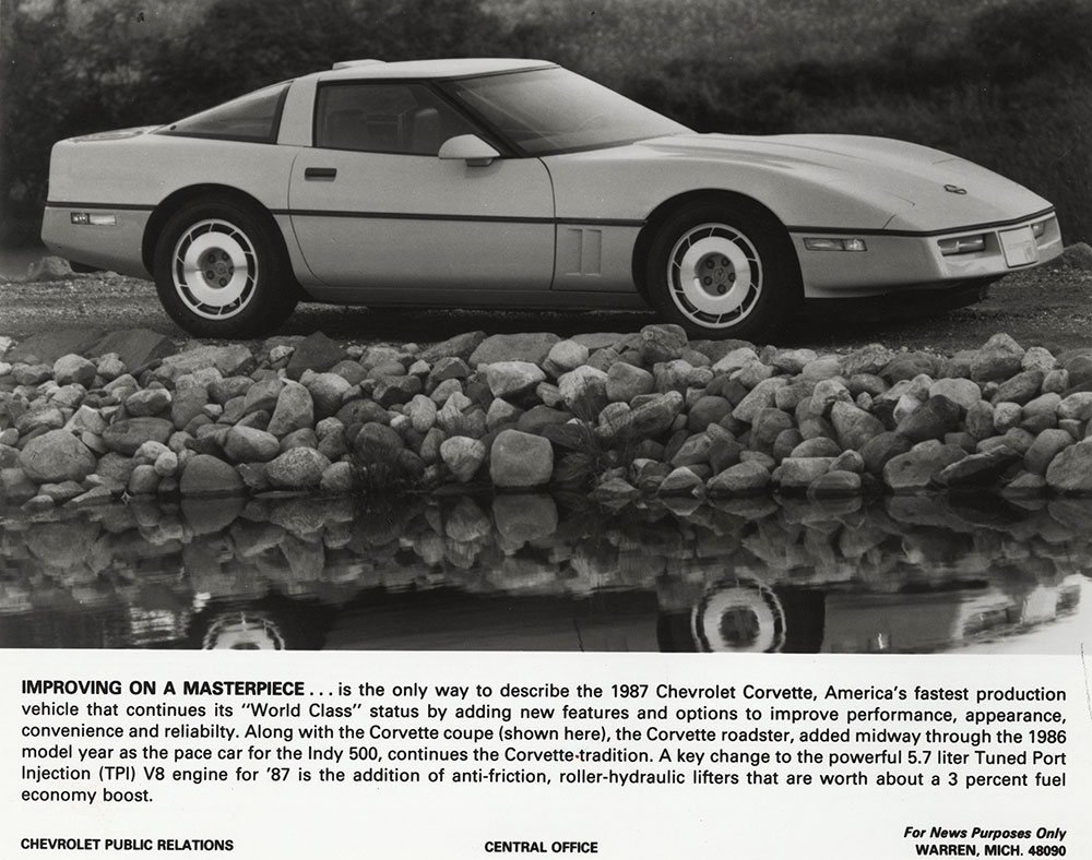 Chevrolet - 1987 Corvette coupe