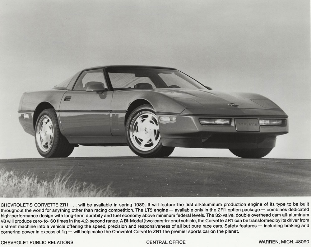 Chevrolet - 1989 - Corvette ZR1
